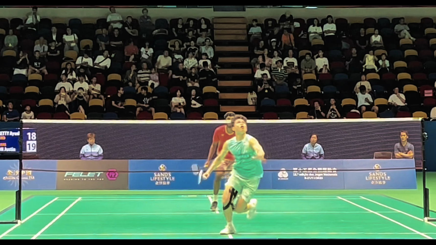 印度羽毛球队完胜印尼羽毛球队，安赛龙统治全场