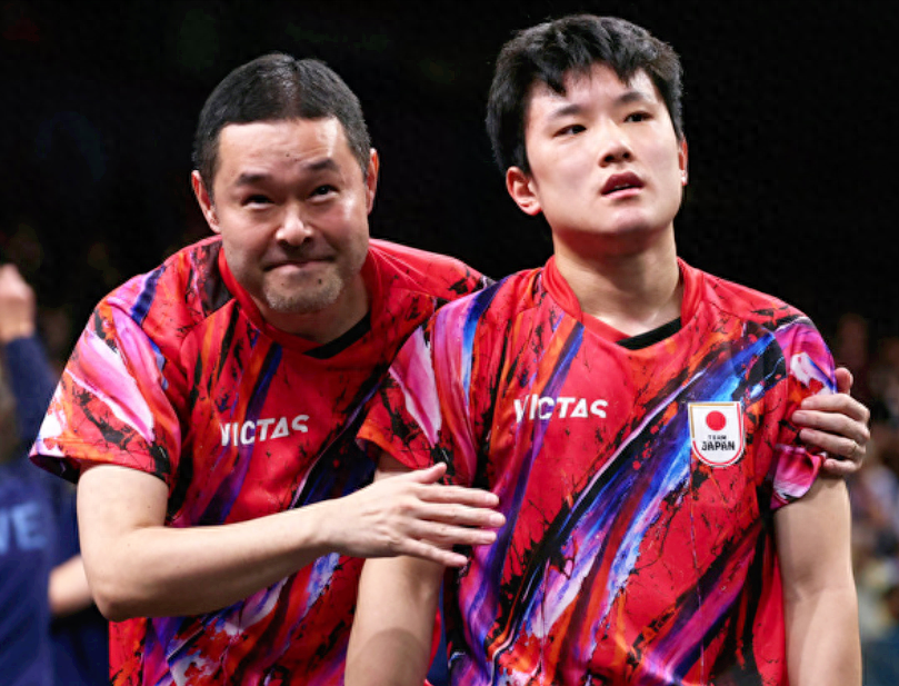 德国队鏖战法国队，张本智和高光表现