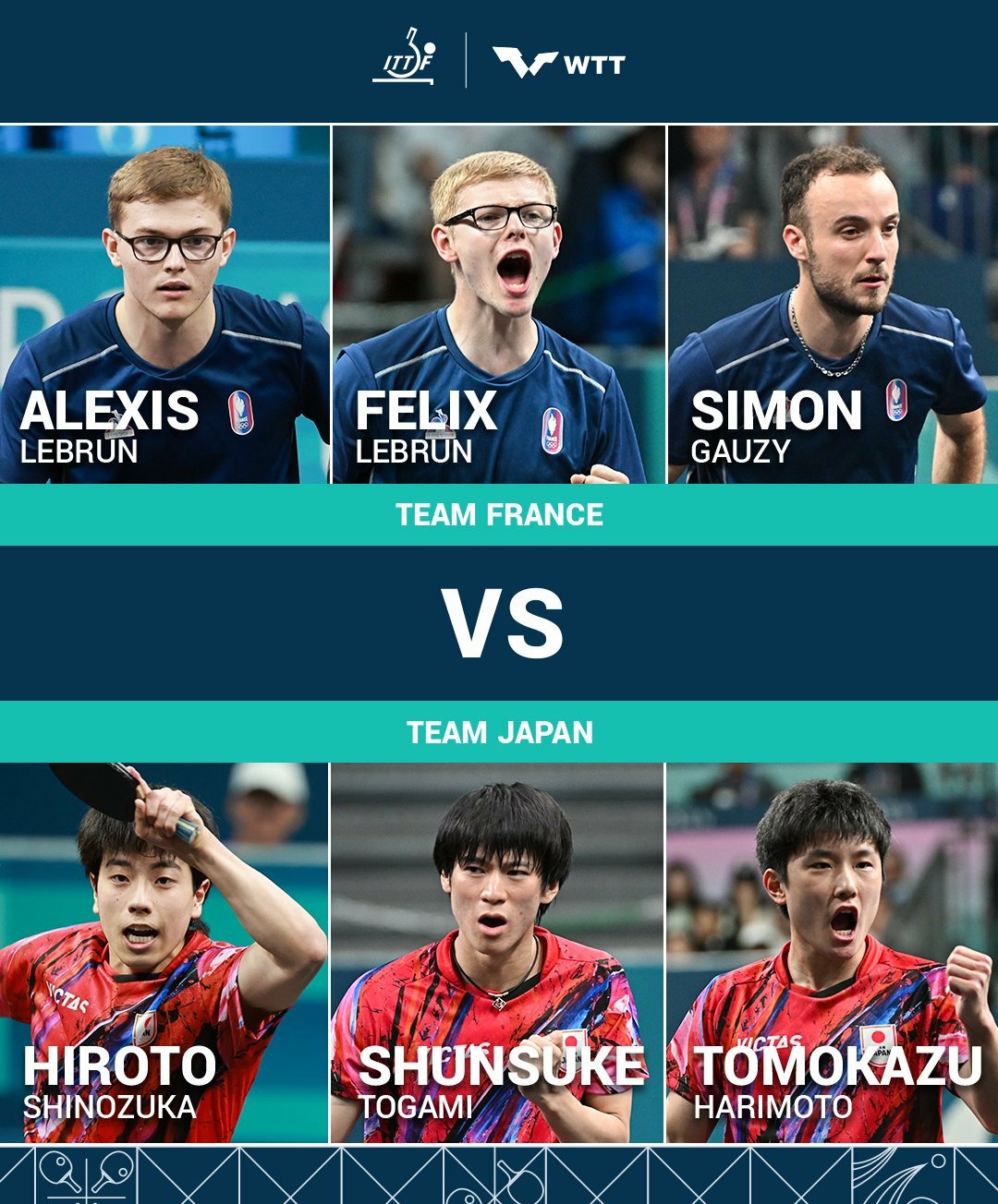 日本乒乓球队翻盘法国乒乓球队，张继科制霸全场