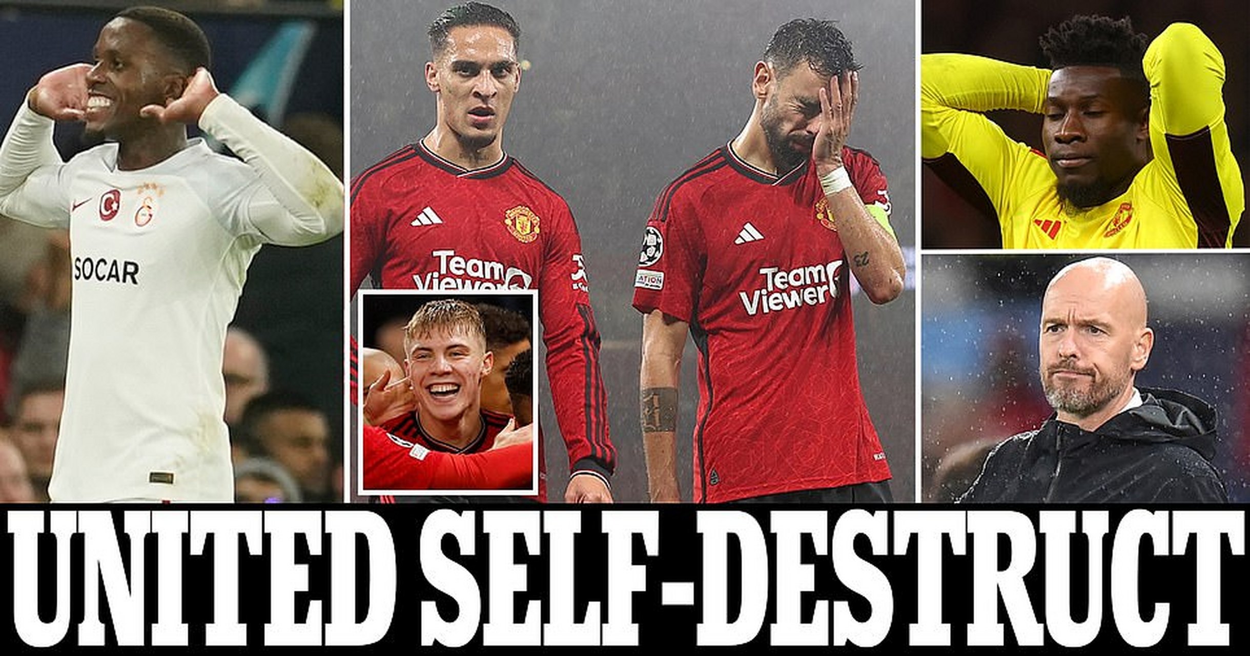 曼联遭遇惨败,梦碎欧冠赛场告别 曼联遭遇惨败,梦碎欧冠赛场告别